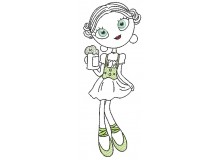 Stickdatei - Bayrisches Mädel 2